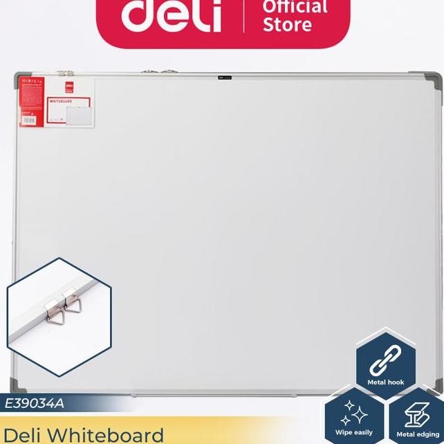 

Deli Papan Tulis Putih Gantung Magnetik Ukuran 90 X 120 Cm E39034A