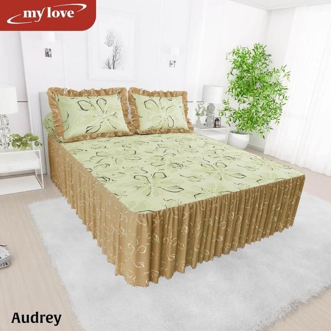 Sprei Rumbai 180x200 My Love / Seprai 160x200 My Love Rumbai Tinggi 30