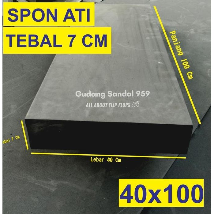 SPON ATI / BUSA ATI / SPON EVA TEBAL 7 CM WARNA HITAM LEBAR 40 X PANJANG 100 CM JORAN PANCING UMBUL 