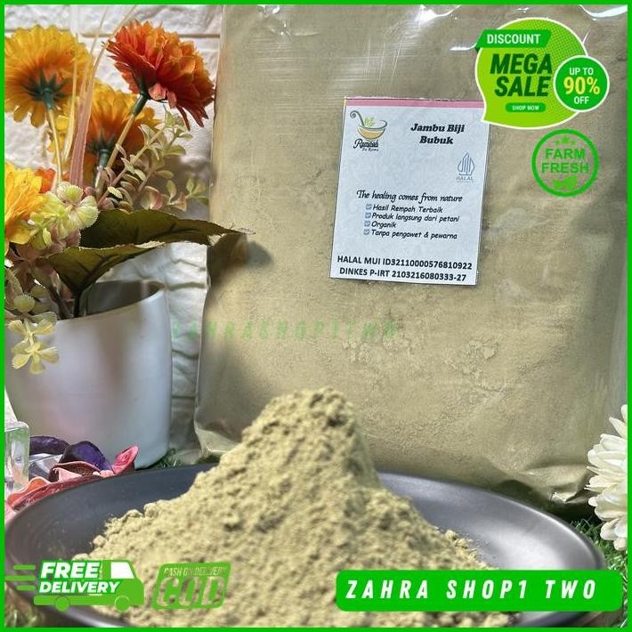 

DAUN JAMBU BIJI BUBUK BERAT BERSIH PRODUK 500 GRAM GRATIS ONGKIR