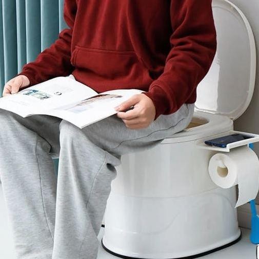 Closet Toilet Duduk Portable + Ember Untuk Lansia & Ibu Hamil - Toilet Duduk Portable Serbaguna