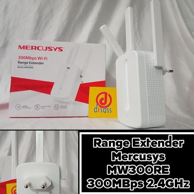 Mercusys Mw300Re Range Extender Mercusys 300Re Wifi Repeater 300Mbps New Stok