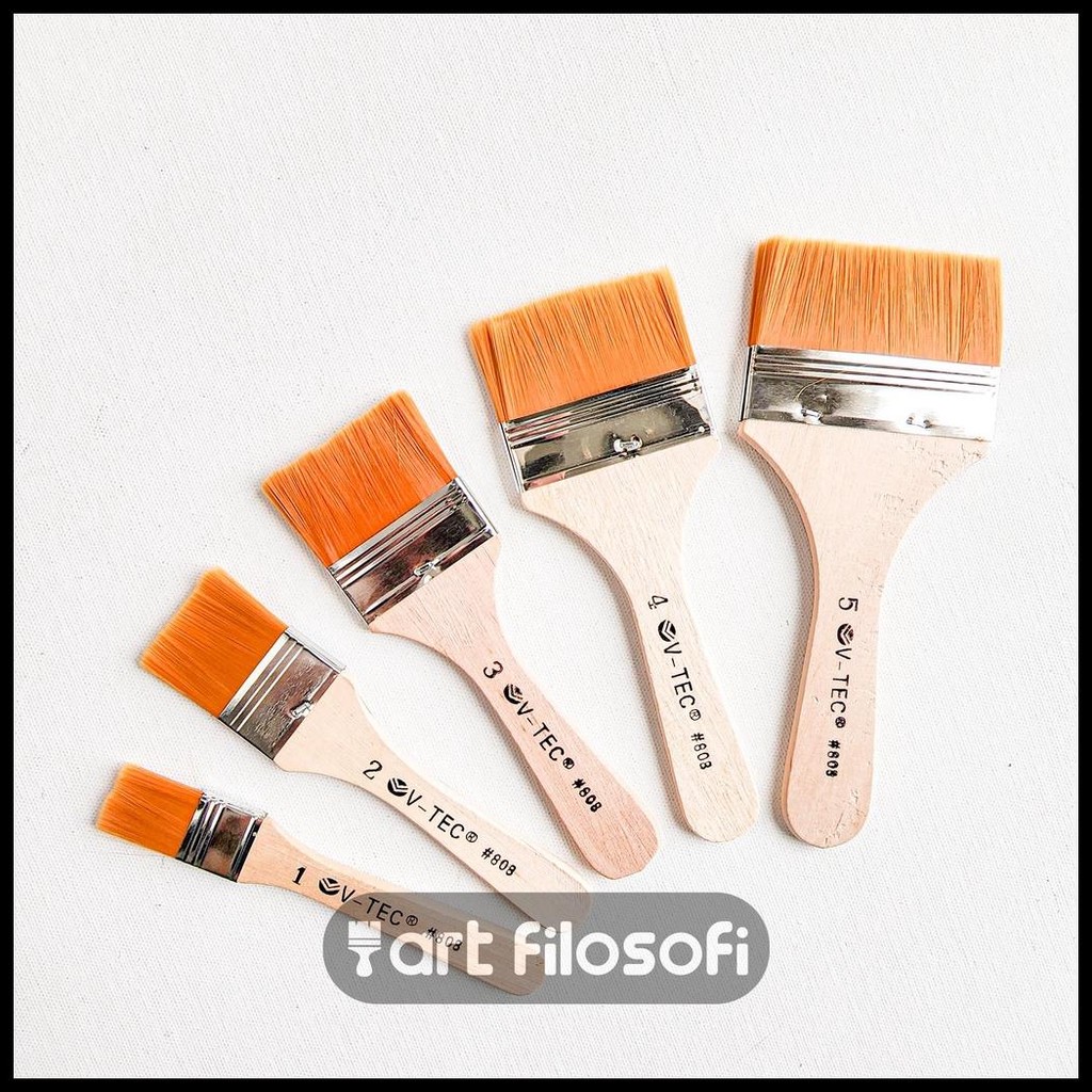 

V-TEC PAINT BRUSH 808 | KUAS LUKIS LEMBUT BERKUALITAS
