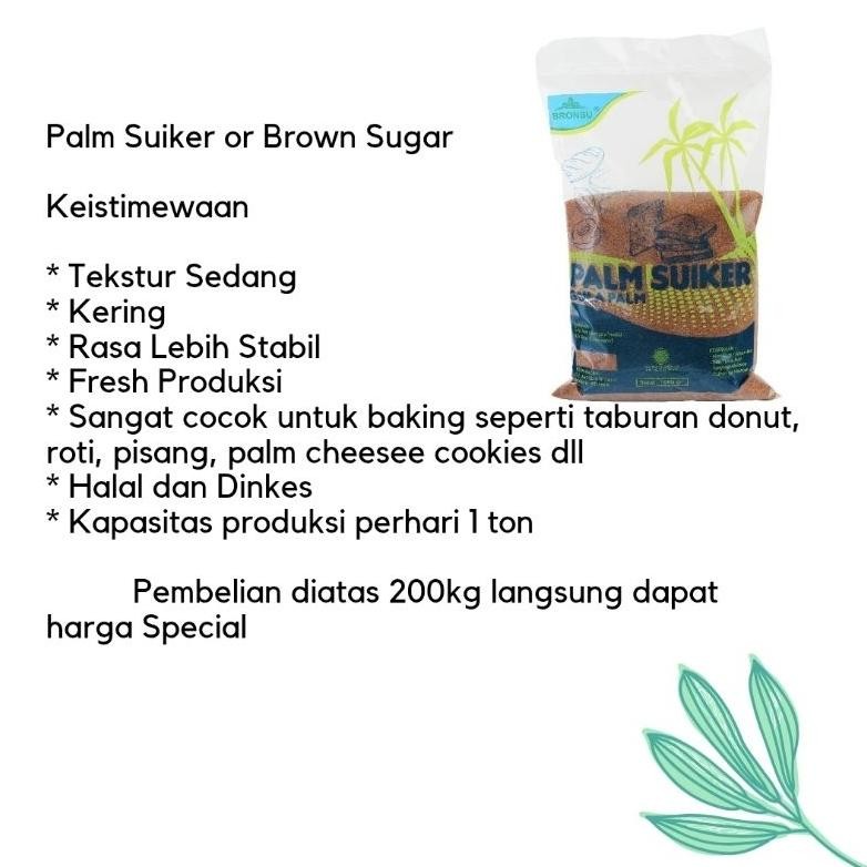

Brown Sugar Gula Palem Palm Suiker 1kg GuLa Aren Kering Bronsu Good Quality SV13