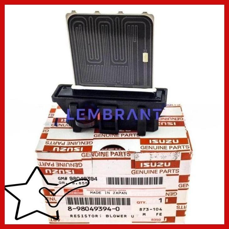 [LBT] RESISTOR BLOWER AC ISUZU DMAX 4JH 4JJ 4JH1 4JJ1 3000 3000CC ORIGINAL