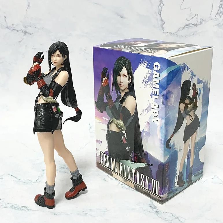 20cm Final Fantasy Tifa Lockhart Statue Action Figure Model Toys