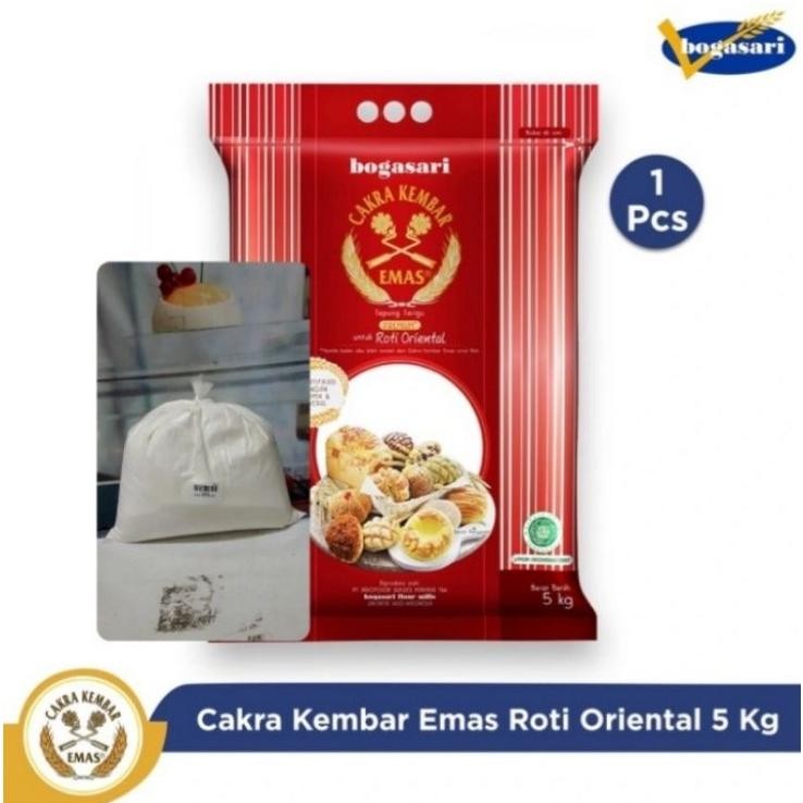 

CAKRA KEMBAR EMAS ROTI ORIENTAL 1KG, TEPUNG BERKUALITAS TERBAIK SV13