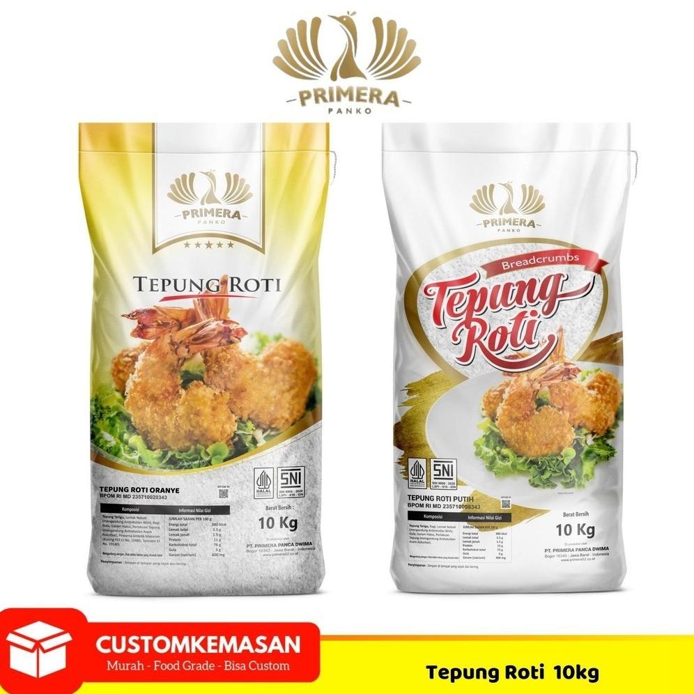 

Tepung Roti Primera 10kg / Tepung Roti / Tepung Panir / Tepung Roti Orange / Tepung Roti Kiloan / Tepung Roti Putih / Tepung Panir 10kg / Tepung Roti 10kg SV13