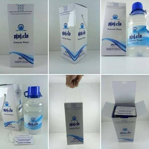

Fue-K5X20 Air Zamzam 1 Liter Zam Zam Asli Kemasan Premium Hadiah Gift Ke-80