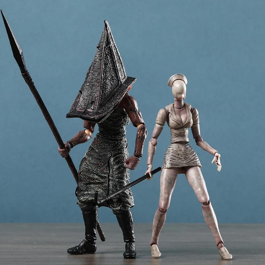 figma SP-055 SILENT HILL 2 Red Pyramid Thing / SP-061 Bubble Head Nurse Action Figure