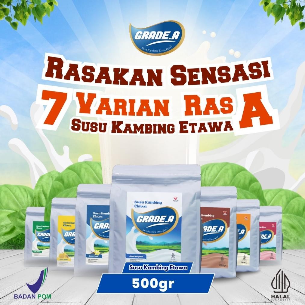 

Promo..!!! Susu Kambin G Etawa Grade A1 Original 500Gr Dan All Varian Bpom Be-120