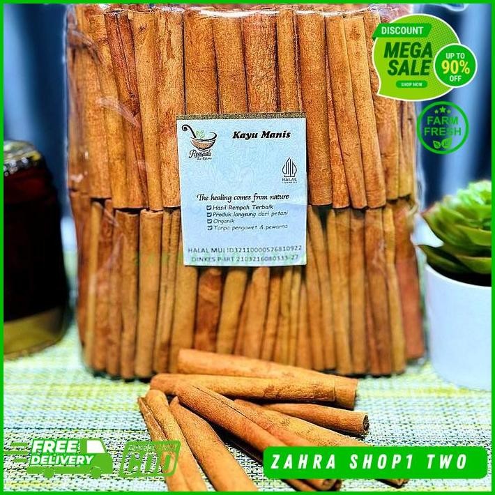 

KAYU MANIS BATANG BERAT 1KG REMPAH BU RISMA BEST PRODUCT