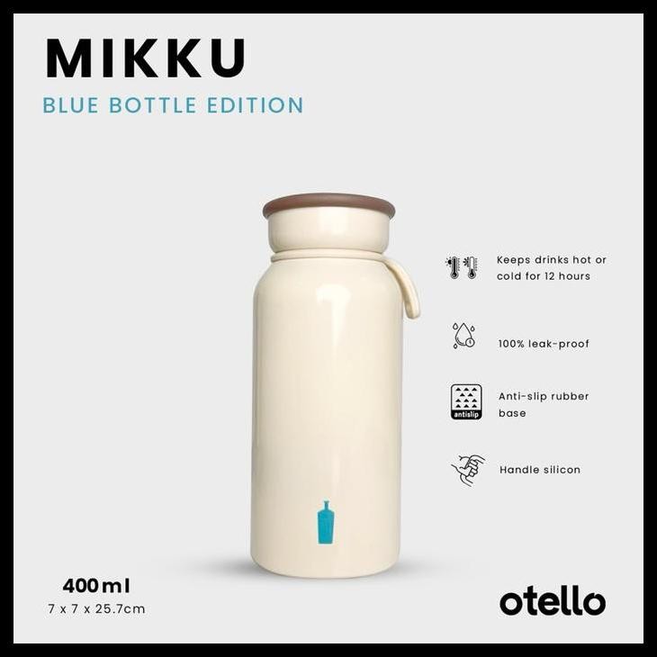 Otello Tumbler Botol Air Minimalist Aesthetic Blue Bottle & Human Made Edition Terlaris