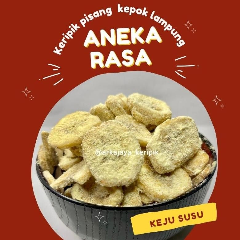 

Bisa Cod 1 Kg Keripik Pisang Coklat & Aneka Rasa Khas Lampung (Irisan Koin) Dw-45