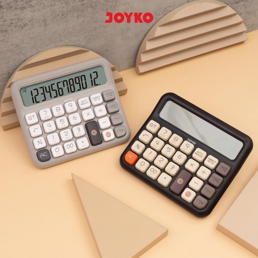 

Kalkulator JOYKO CC 63BCO - Calculator Check & Correct Cek Ulang 12 Digit Layar LCD Besar