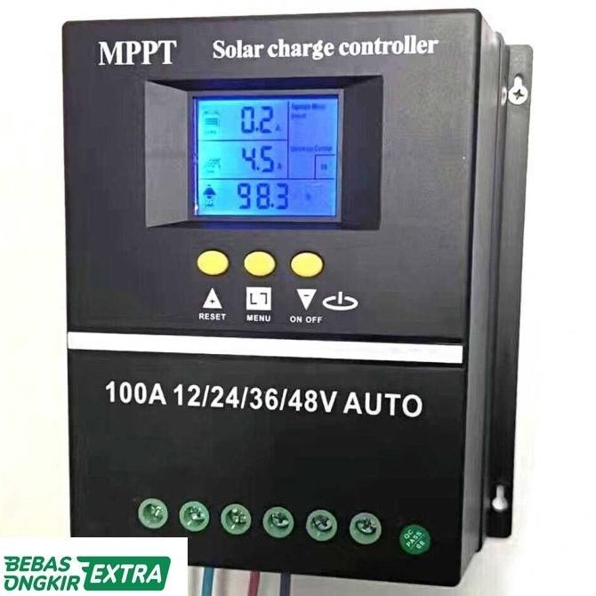 SCC MPPT 30A 60A 100A Auto Charge Controller PWM 12V/24V/48V 20A R756