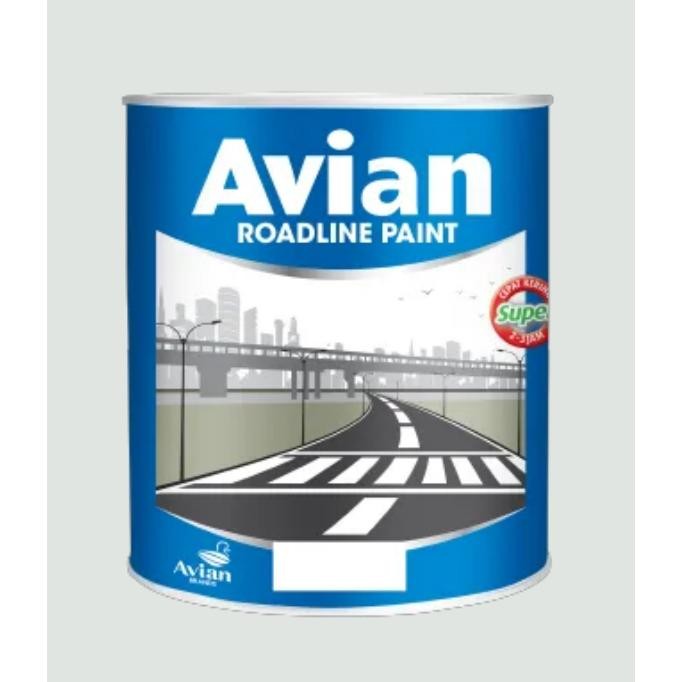 CAT JALAN LAPANGAN 1KG MARKA PAVING TERAS OUTDOOR Avian Roadline Paint CAT LAPANGAN TAMAN PARKIR