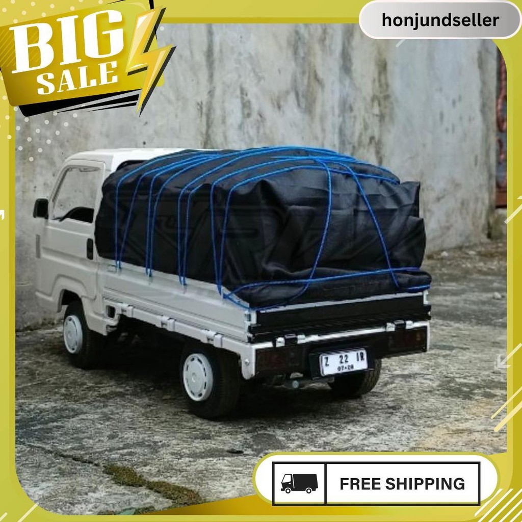 Terpal Kain Waterproof Rc Wpl Pick Up + Tali Tambang Berbagai Pilihan Warna Termurah