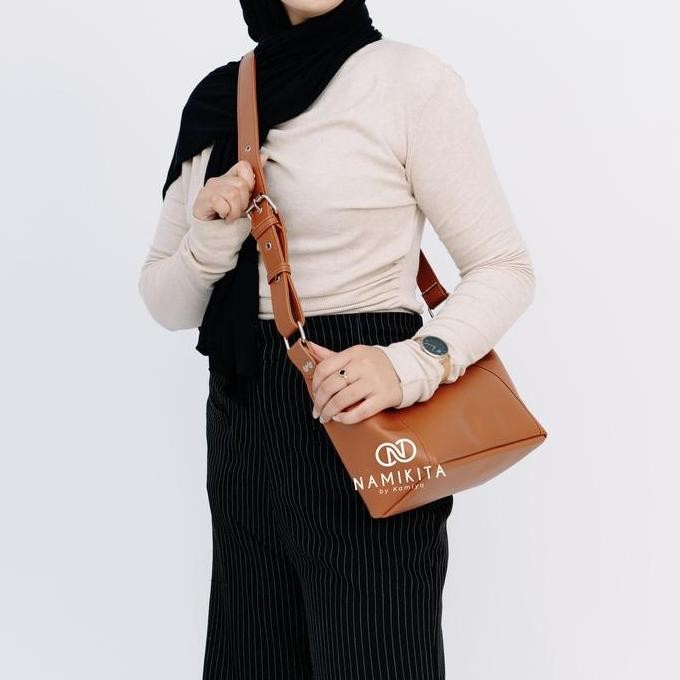 (Namikita) Ariella Slingbag -  Free Goodie Bag Tas Selempang & Bahu Wanita shoulder bag Selempang Ku