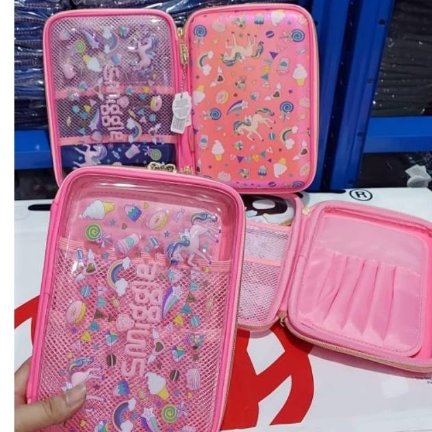 

JH8 Smiggle Pencil Case Set Tempat Pensil Unicorn Black Pink Boy Girl Sequin Serbalaris88