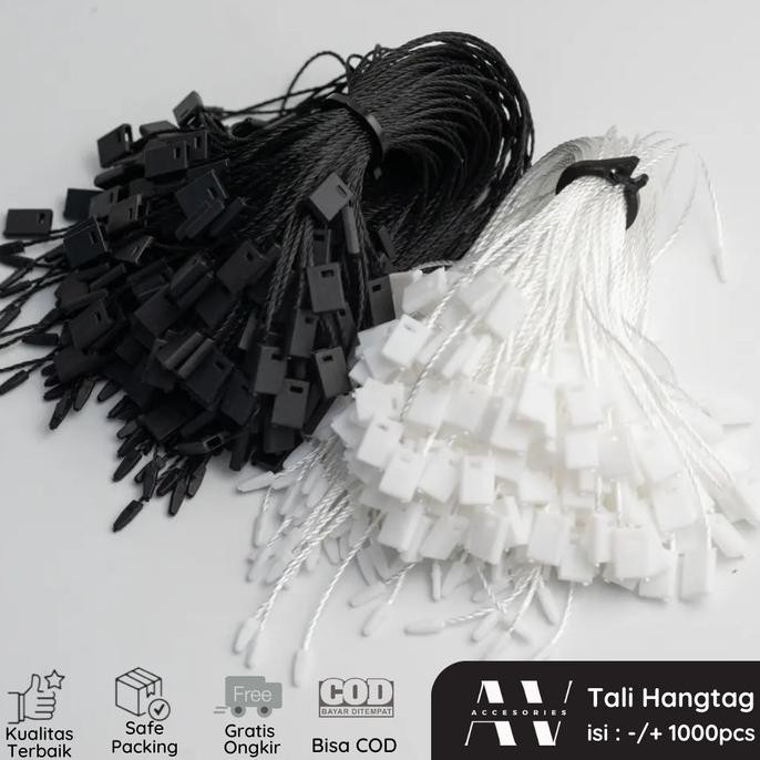 

JH8 AVACC Tali Hangtag Label Benang Nylon String Pin Lock Kuat dan Murah