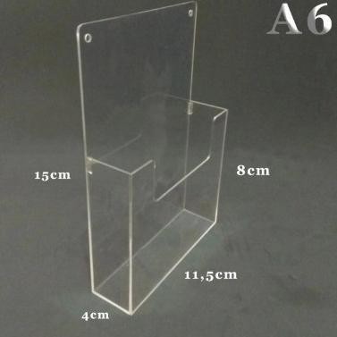 

JH8 Tempat Brosur Dinding Akrilik A6 - Display Tembok Gantung Acrylic