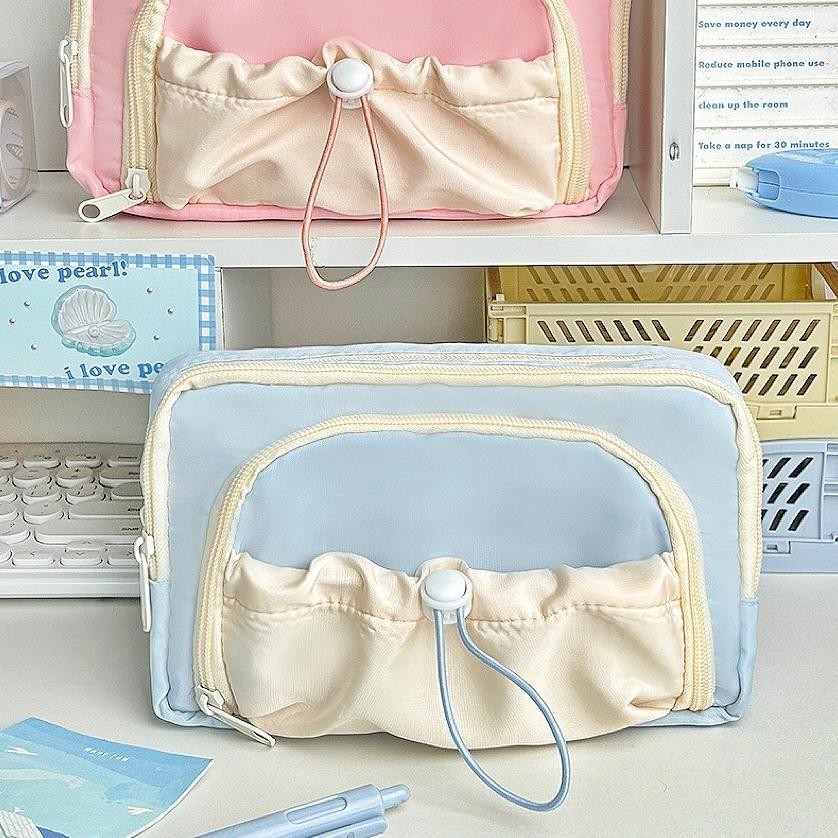 

JH8 DotdingTempat Pensil Estetika Baru Kotak Pensil Kapasitas Ultra Besar Kotak Alat Tulis Sederhana Kantong Pena Minimalis untuk Perlengkapan Alat Tulis Sekolah Siswa H500