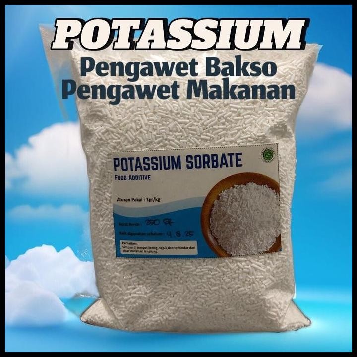 

Terlaris (250gr/100gr) Pengawet Makanan Potassium Sorbate | Kalium Sorbate | Pengawet Food Grade | Asam Sorbat Baking Powder Best Seller