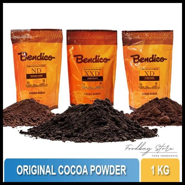 

Terlaris BENDICO - Pure Cocoa Powder 1 Kg / Cokelat Bubuk Original Chocolate Best Seller