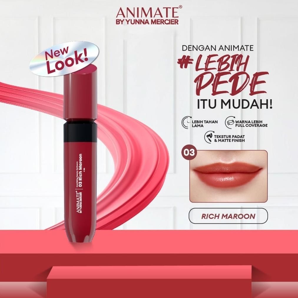 Kekinian As Animate Nourishing Beauty Lip Cream / Lipstik Cream