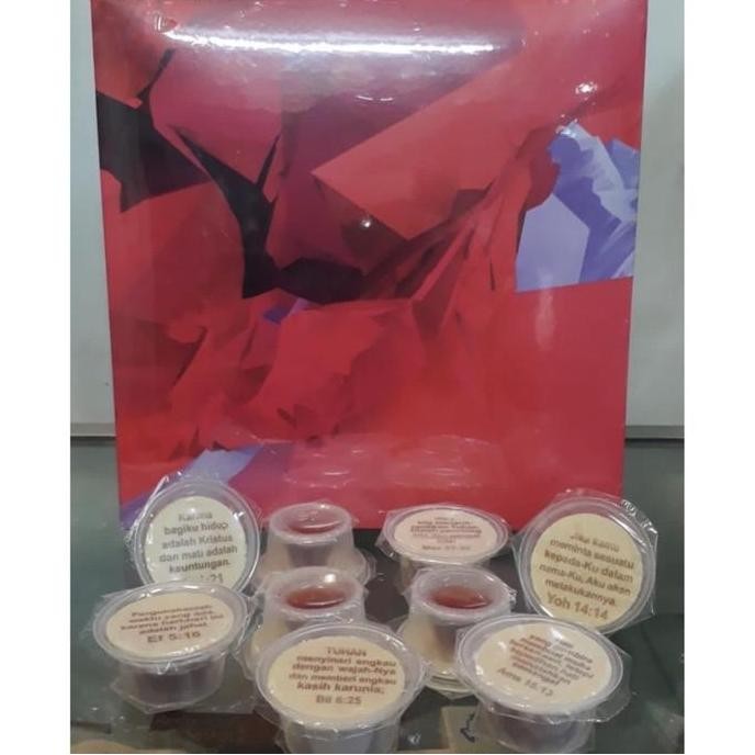 

hosti ayat manna Roti Perjamuan Kudus SS