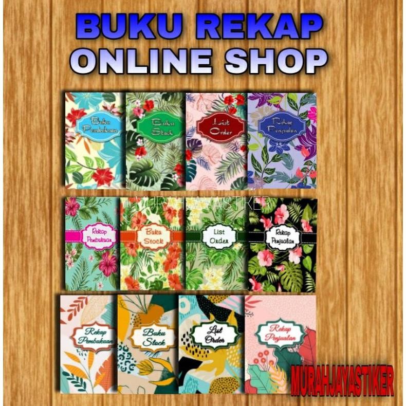

JH8 buku olshop / buku penjualan 1 SET ( 4 buku ) pembukuan / penjualan / buku stok / list order