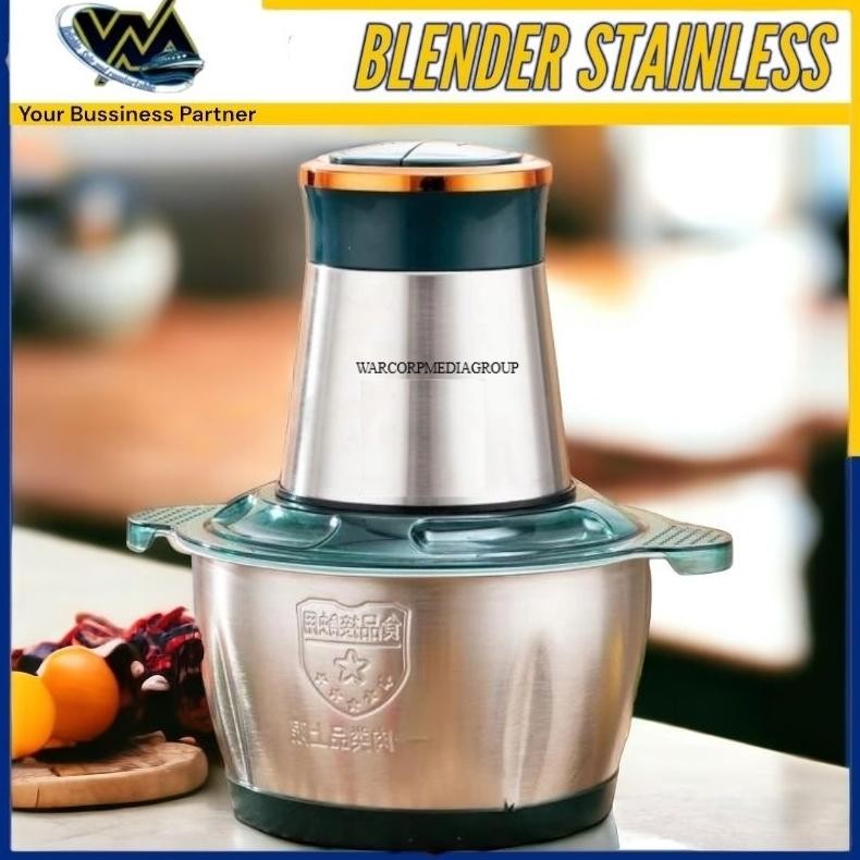 WMEDIA Blender Daging / Food Chooper / Chooper / Blender Multiungsional / Blender Penggiling Daging