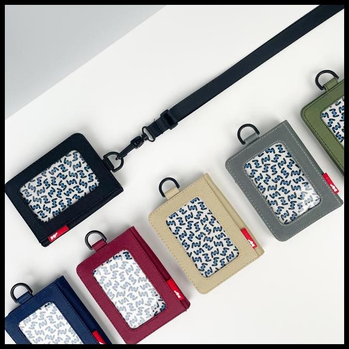 

Terlaris Id Card Holder Kain Nametag Gantung Dompet Kartu Kalung Wanita Pria Good Quality