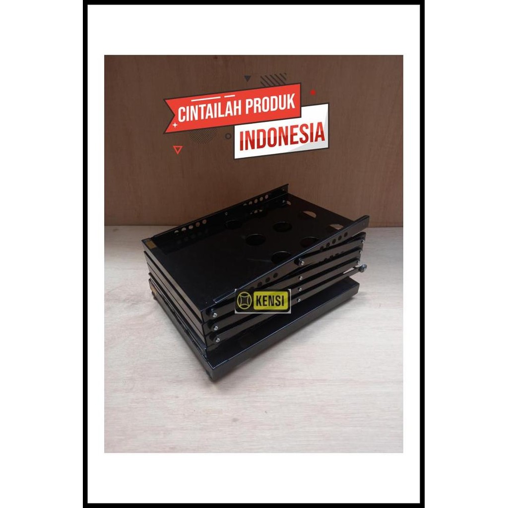 

Terlaris Rak Brosur Lipat 4 Susun Hitam Kensi Good Quality