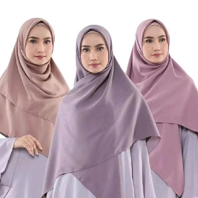 Segi Empat Syari Jumbo Catton Voal 140X140Hijabkekinianterlarister Nyaman Square Hijab Motif Voal Ka