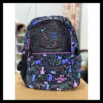 Terlaris Smiggle Wild Side Starry Kitty Cat Backpack Lunchbag Bottle Set Best Seller