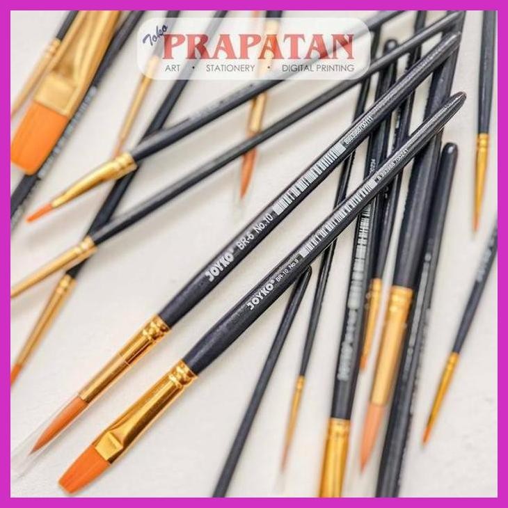 

( SEKOLAH / LUKIS ) PROMO KUAS LUKIS JOYKO ROUND BR-6 PER PCS | JOYKO PAINT BRUSH (SENI / MENGGAMBAR / ART / KERAJINAN ) SIAP KIRIM