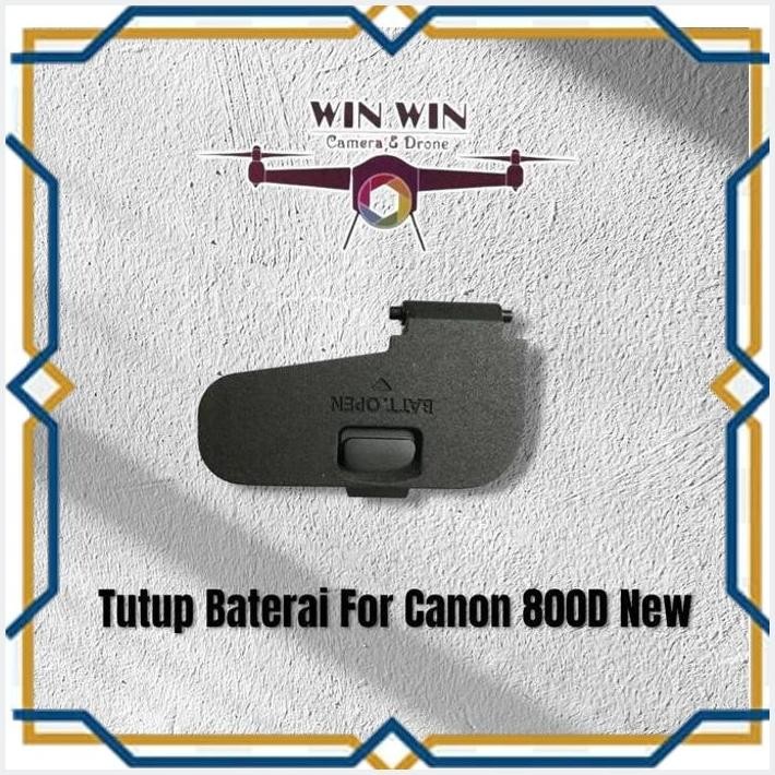[WIN] BATTERY DOOR COVER TUTUP BATERAI CANON 800D NEW