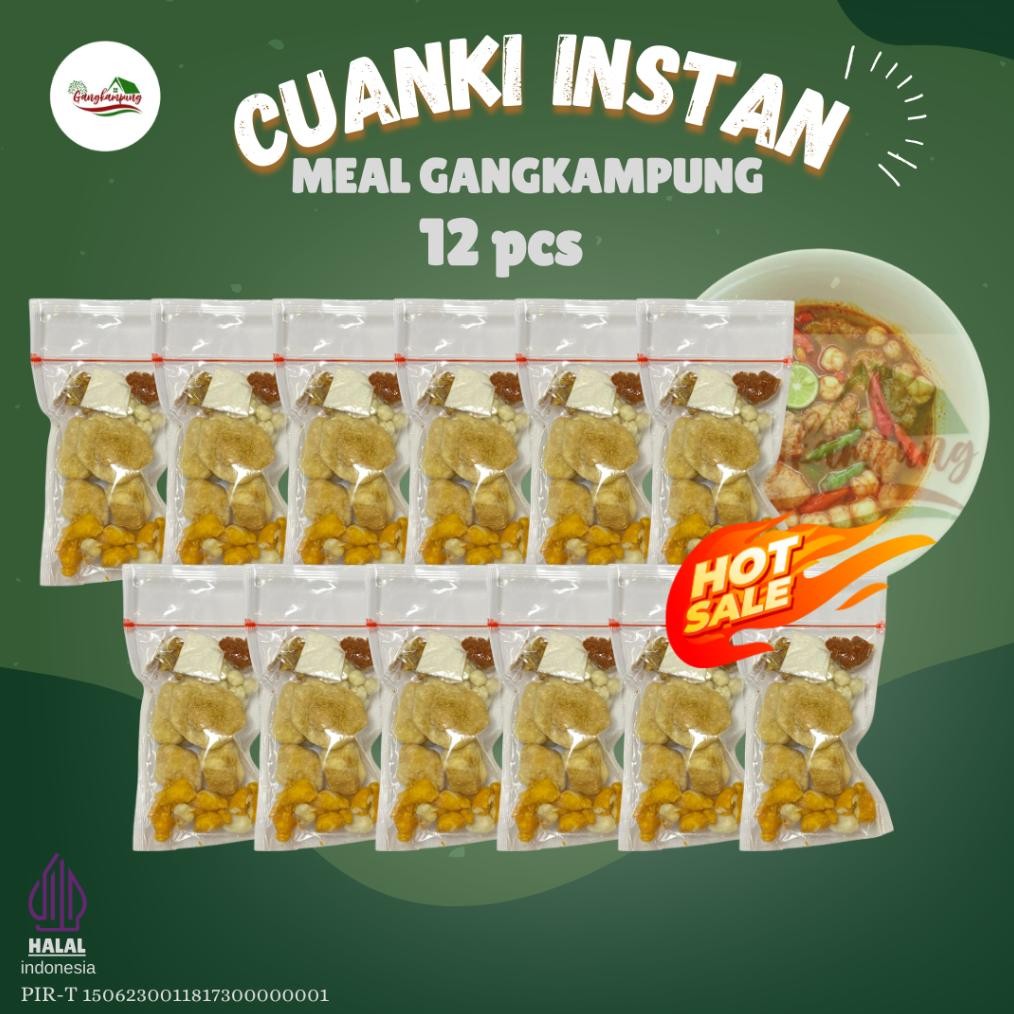 

Cod Cuanki Instan Gangkampung 12Pcs Na-138