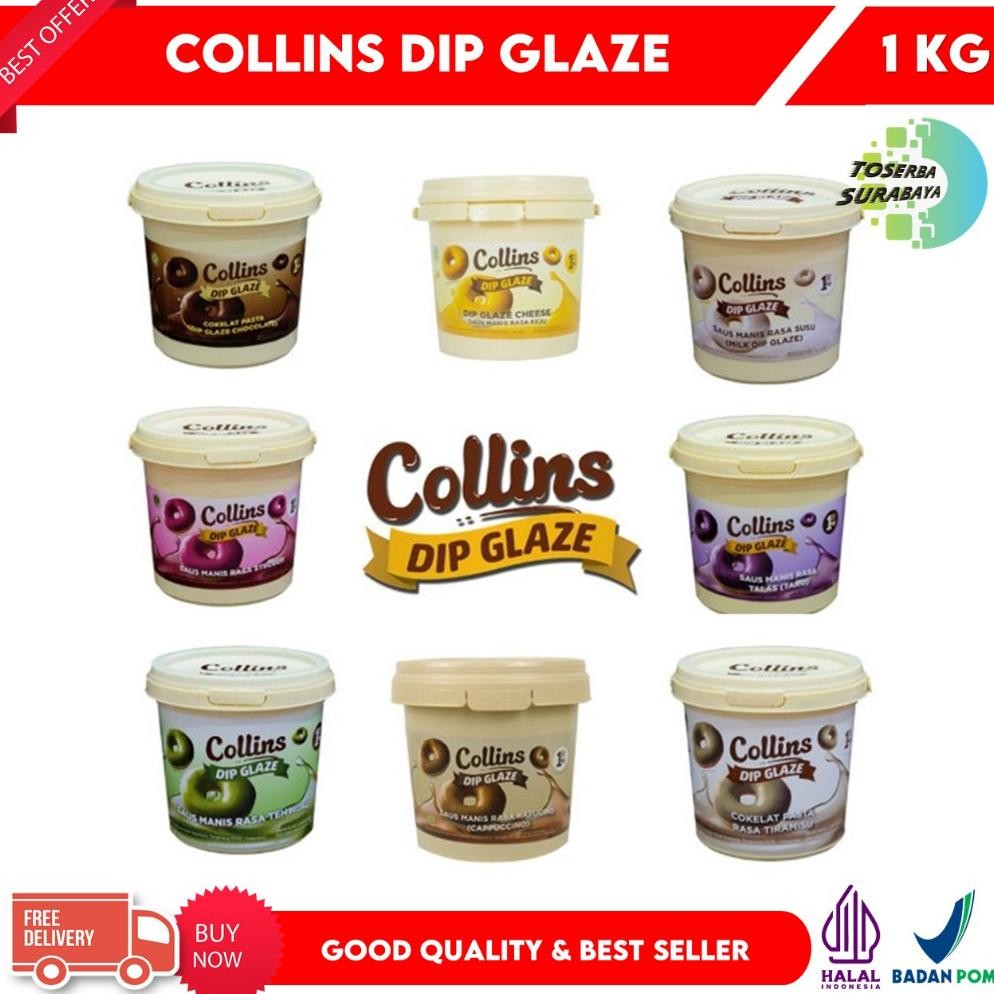 

Sale Collins Dip Glaze 1Kg - Selai Topping & Filling Best Seller Ru-8