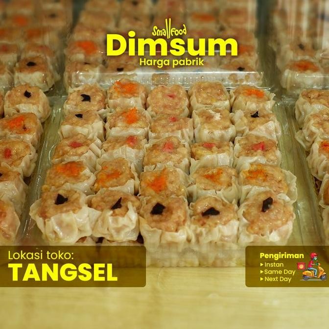 

100 Pcs - Dimsum Siomay Ayam Frozen Cemilan Anak Halal - Smallfood