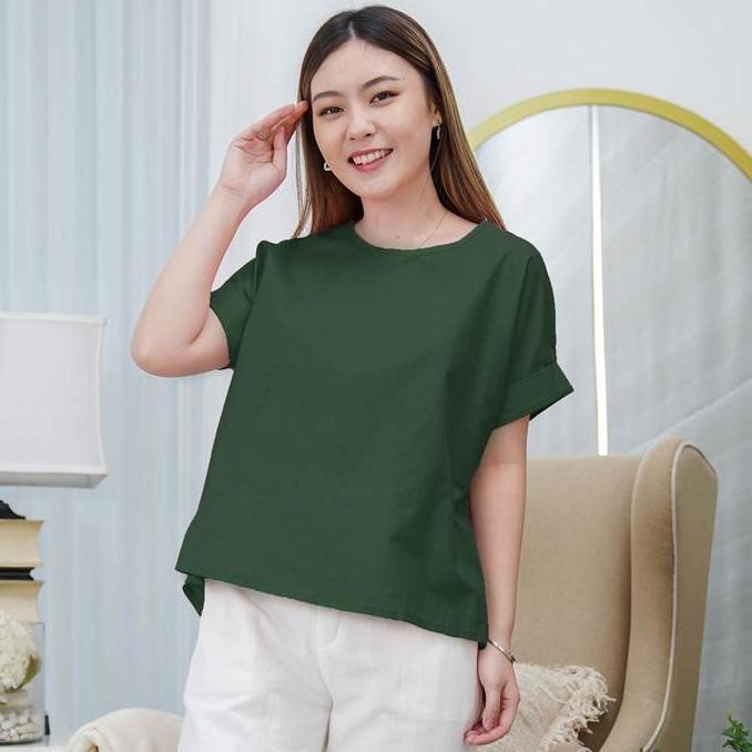 Beatrice Clothing Savy Blouse Wanita Baju Atasan Basic Top Co