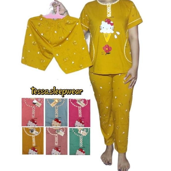 Bayar Ditempat Baju Tidur 3In1 Patricia Model Co
