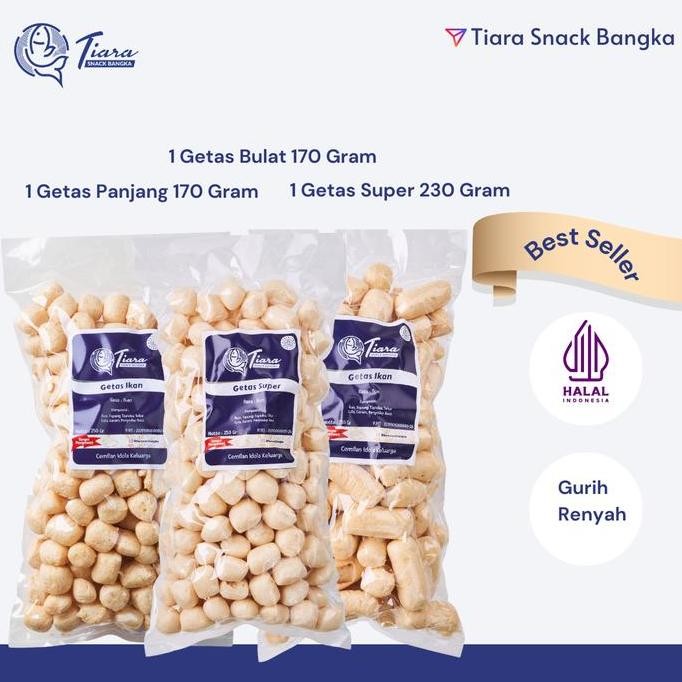 Kerupuk Getas Bangka Super, Getas Ikan Bangka, Getas Bangka Panjang
