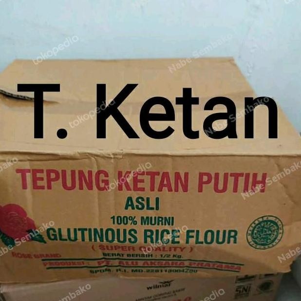 

Tepung Beras Ketan Rose Brand 500Gr Per Dus