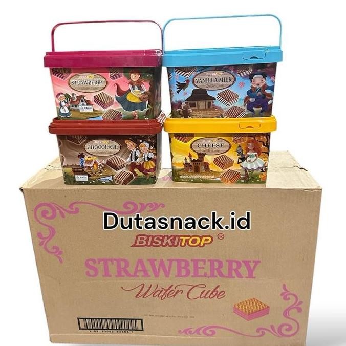 

1 Karton Biskitop Wafer Cube Isi 12 Ember - Wafer Ember
