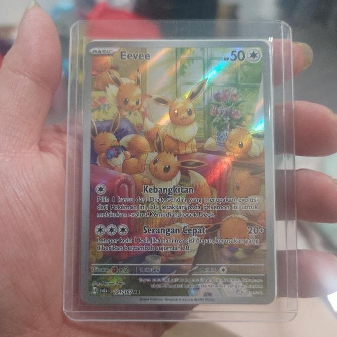 Eevee AR sv6s TCG pokemon Rare Original