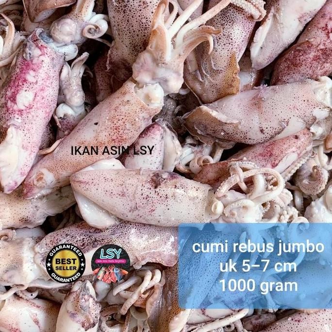 

Cumi Asin Rebus / Sotong Rebus Size Jumbo 1Kg