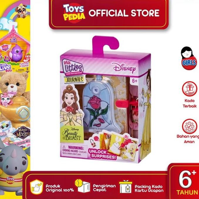 

Mainan Koleksi Jurnal Mini Real Littles S5 Journal Disney Series Stationery